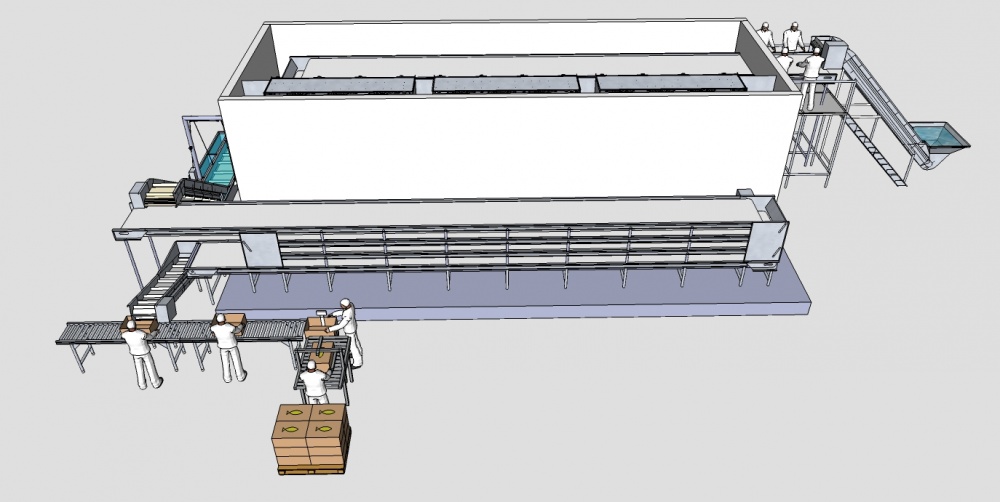 Projetos para linha de congelamento glaciamento e secagem