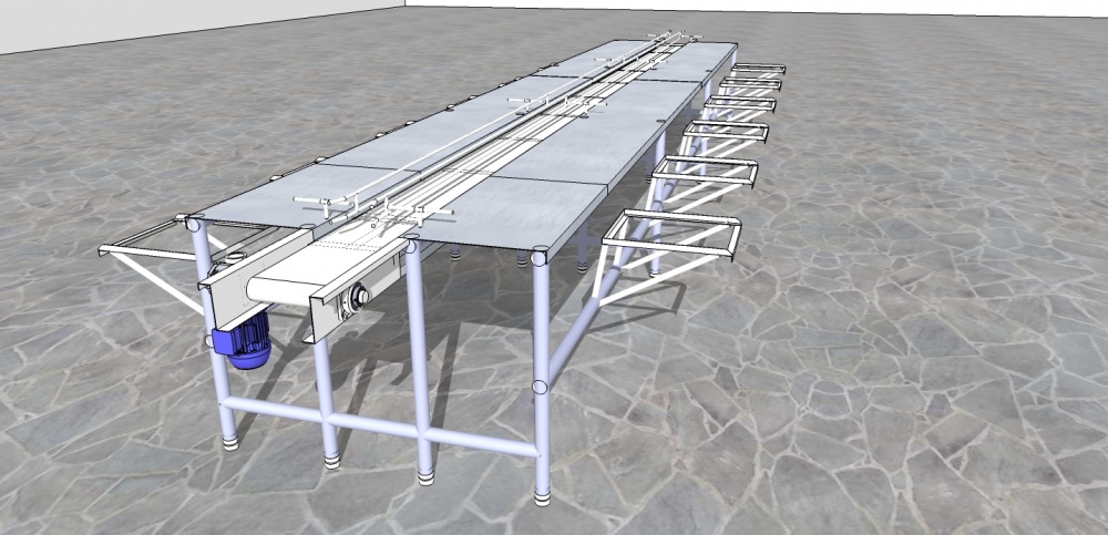 Mesa de embalagem
