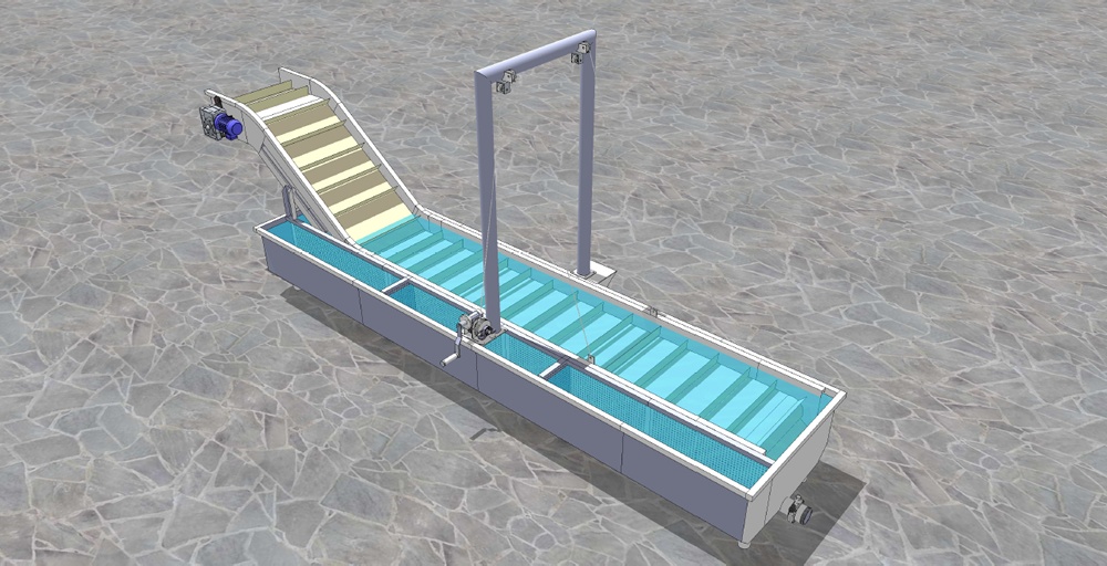Glaciadora modelo 5500 com guincho de elevação