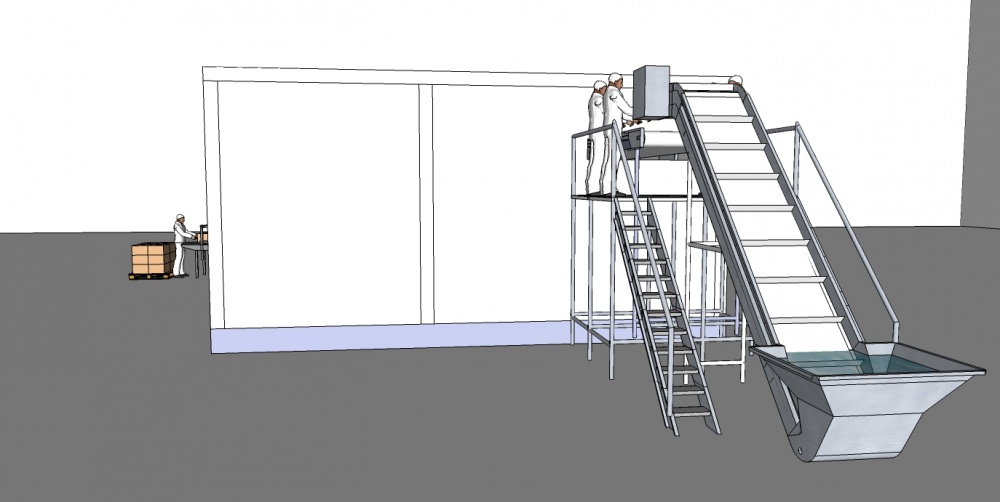 Projetos para linha de congelamento glaciamento e secagem
