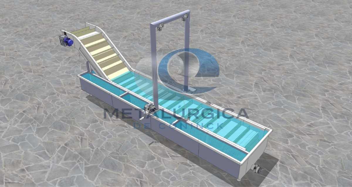 Glaciadora modelo 5500 com guincho de elevação