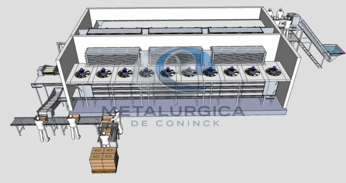 Projetos para linha de congelamento glaciamento e secagem