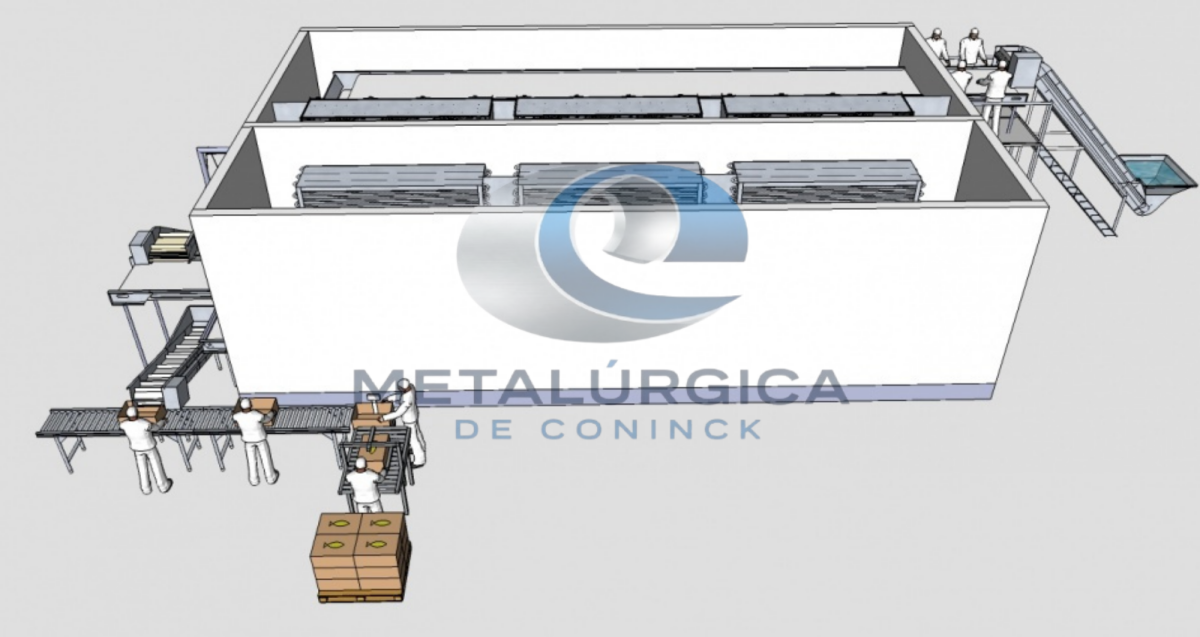 Projetos para linha de congelamento glaciamento e secagem