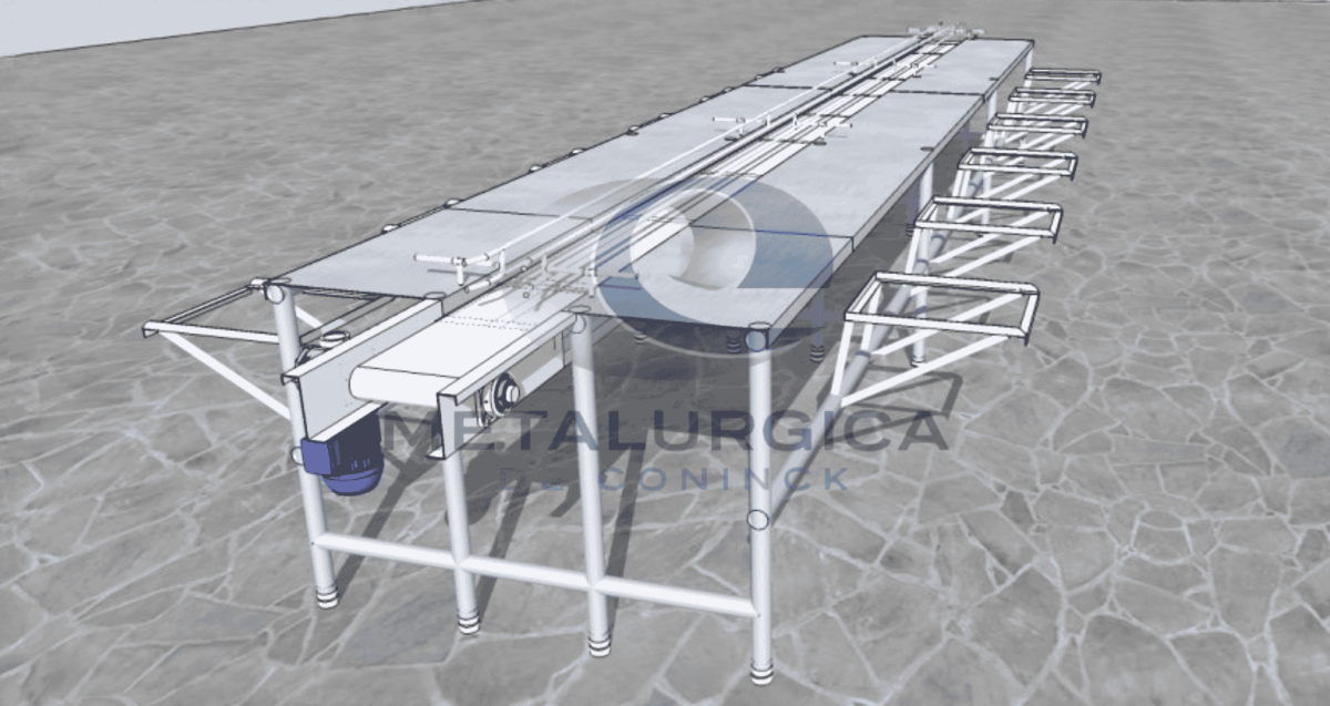 Mesa de embalagem