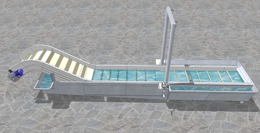 Glaciadora modelo 7000 com guincho de elevação